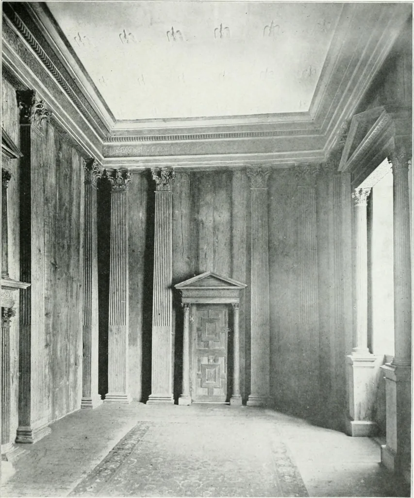 An illustration from The practical exemplar of architecture, 1907, leaf 64