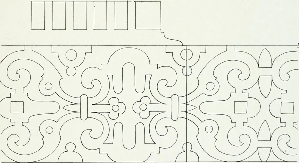 An illustration from The practical exemplar of architecture, 1907, leaf 78