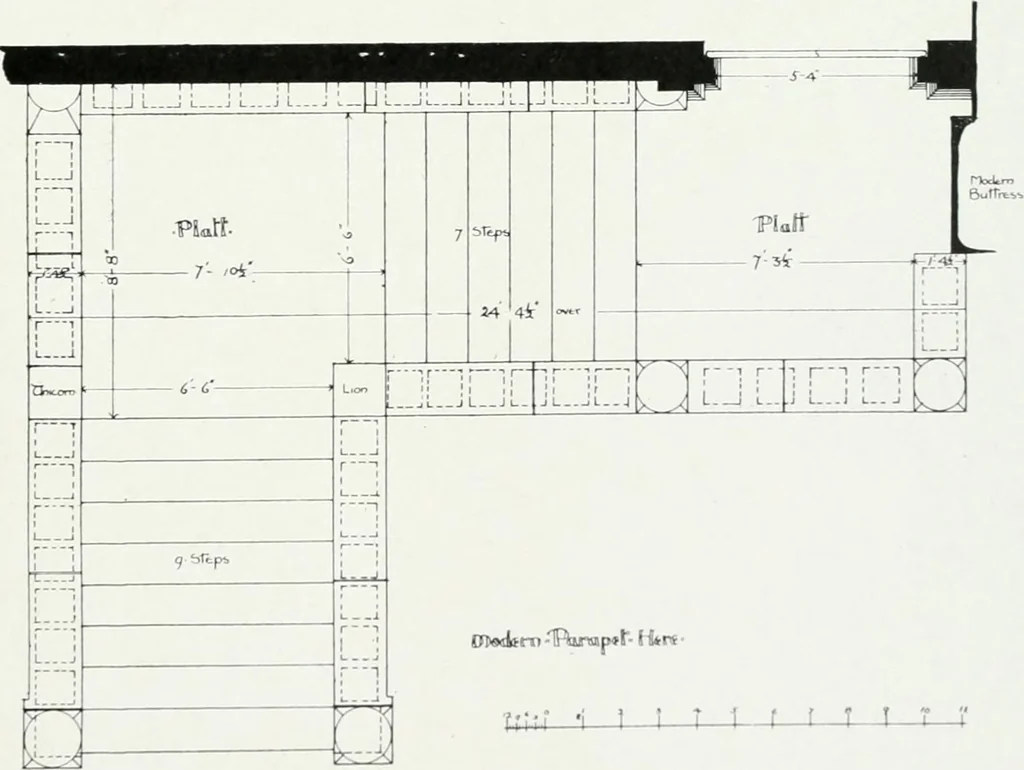 An illustration from The practical exemplar of architecture, 1907, leaf 84