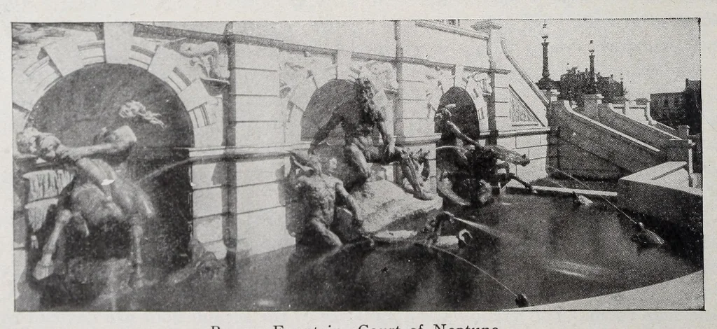 An illustration from A practical guide to the Library of Congress paintings : with 92 key pictures and other illustrations and the library quotations, 1903, leaf 10