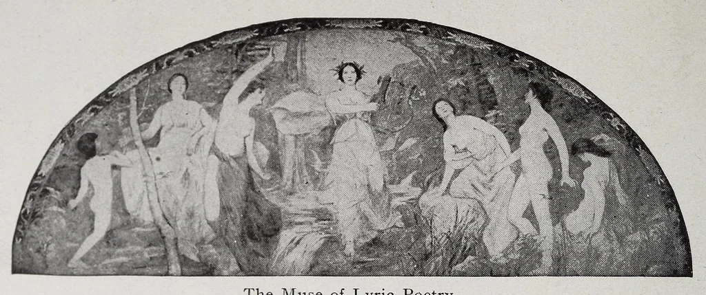 An illustration from A practical guide to the Library of Congress paintings : with 92 key pictures and other illustrations and the library quotations, 1903, leaf 16
