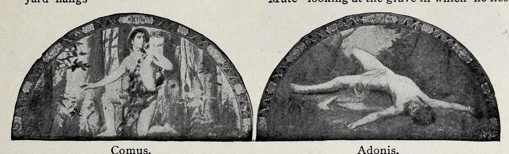 An illustration from A practical guide to the Library of Congress paintings : with 92 key pictures and other illustrations and the library quotations, 1903, leaf 17