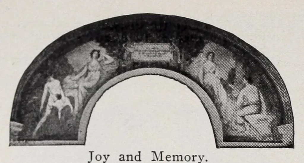 An illustration from A practical guide to the Library of Congress paintings : with 92 key pictures and other illustrations and the library quotations, 1903, leaf 18