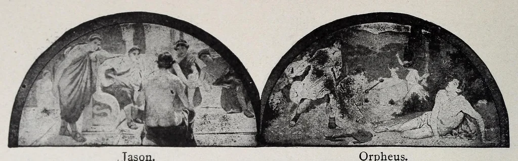 An illustration from A practical guide to the Library of Congress paintings : with 92 key pictures and other illustrations and the library quotations, 1903, leaf 20