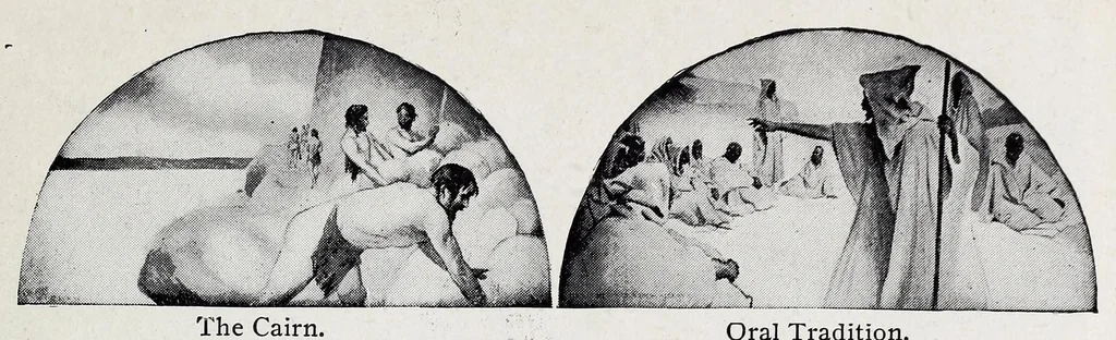 An illustration from A practical guide to the Library of Congress paintings : with 92 key pictures and other illustrations and the library quotations, 1903, leaf 23