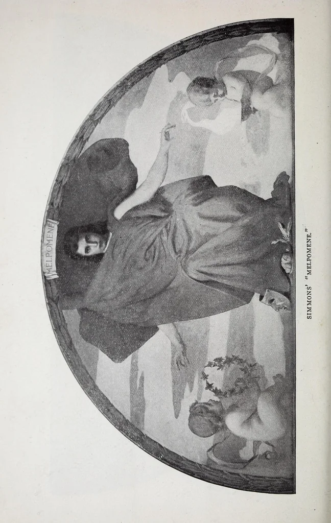 An illustration from A practical guide to the Library of Congress paintings : with 92 key pictures and other illustrations and the library quotations, 1903, leaf 58