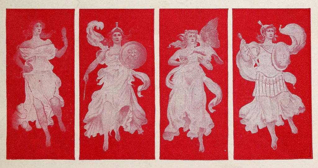 An illustration from A practical guide to the Library of Congress paintings : with 92 key pictures and other illustrations and the library quotations, 1903, leaf 7