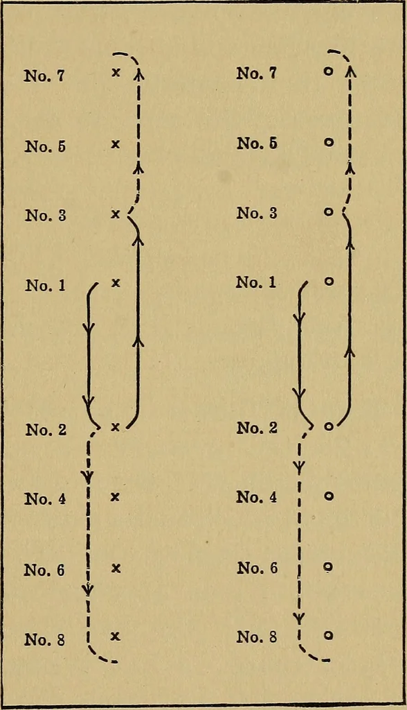 An illustration from A practical hand-book of games, 1922, leaf 118