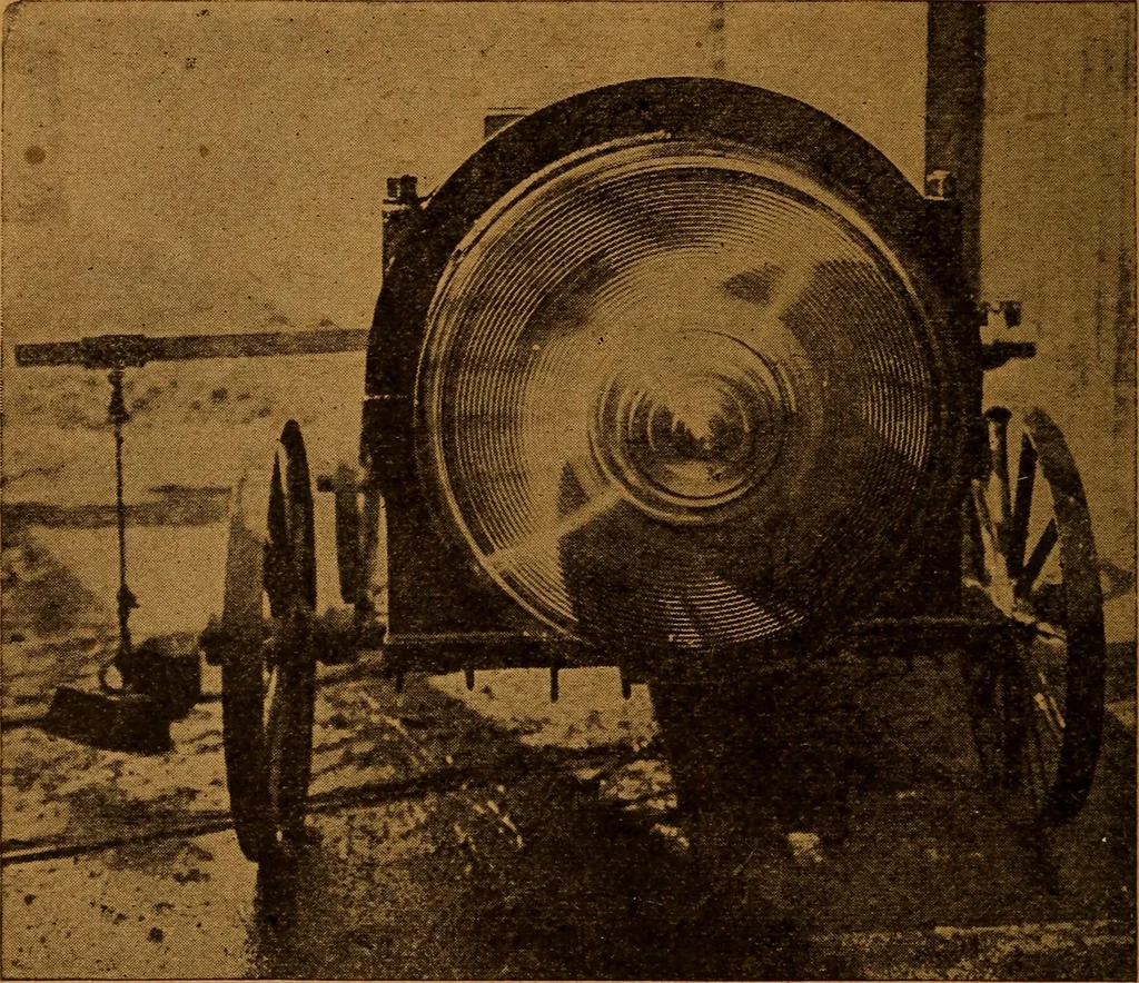 An illustration from Practical hand book of gas, oil and steam engines, stationary, marine, traction; gas burners, oil burners, etc.; farm, traction, automobile, locomotive; a simple, practical and comprehensive book on the construction, operation and repair of all kinds of engines, 1916, leaf 147