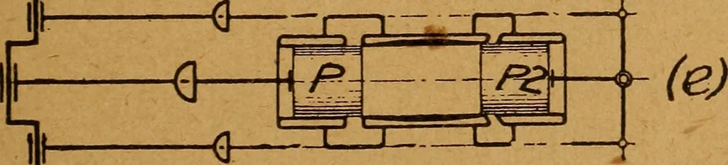 An illustration from Practical hand book of gas, oil and steam engines, stationary, marine, traction; gas burners, oil burners, etc.; farm, traction, automobile, locomotive; a simple, practical and comprehensive book on the construction, operation and repair of all kinds of engines, 1916, leaf 150