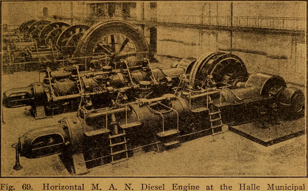 An illustration from Practical hand book of gas, oil and steam engines, stationary, marine, traction; gas burners, oil burners, etc.; farm, traction, automobile, locomotive; a simple, practical and comprehensive book on the construction, operation and repair of all kinds of engines, 1916, leaf 176