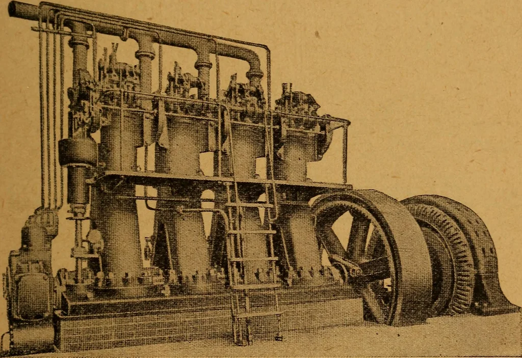 An illustration from Practical hand book of gas, oil and steam engines, stationary, marine, traction; gas burners, oil burners, etc.; farm, traction, automobile, locomotive; a simple, practical and comprehensive book on the construction, operation and repair of all kinds of engines, 1916, leaf 178