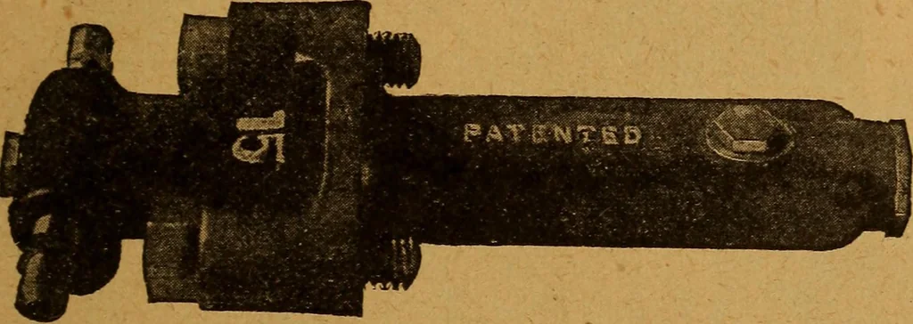 An illustration from Practical hand book of gas, oil and steam engines, stationary, marine, traction; gas burners, oil burners, etc.; farm, traction, automobile, locomotive; a simple, practical and comprehensive book on the construction, operation and repair of all kinds of engines, 1916, leaf 196
