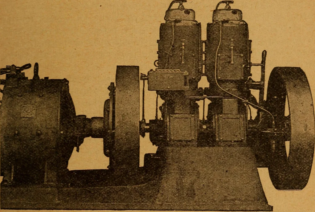 An illustration from Practical hand book of gas, oil and steam engines, stationary, marine, traction; gas burners, oil burners, etc.; farm, traction, automobile, locomotive; a simple, practical and comprehensive book on the construction, operation and repair of all kinds of engines, 1916, leaf 198