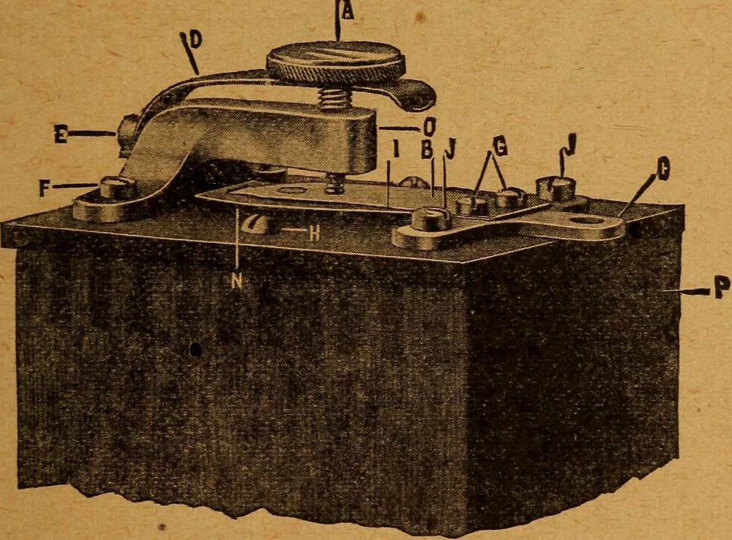 An illustration from Practical hand book of gas, oil and steam engines, stationary, marine, traction; gas burners, oil burners, etc.; farm, traction, automobile, locomotive; a simple, practical and comprehensive book on the construction, operation and repair of all kinds of engines, 1916, leaf 236