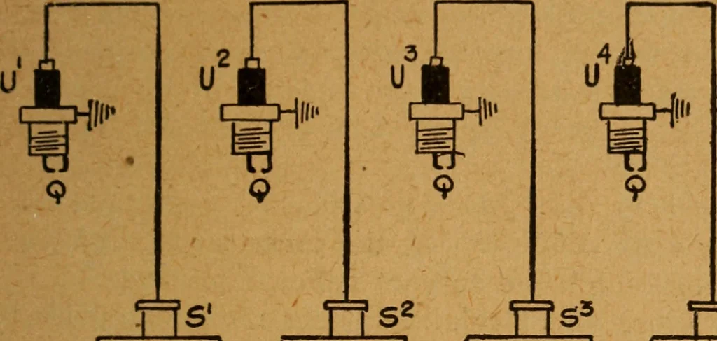 An illustration from Practical hand book of gas, oil and steam engines, stationary, marine, traction; gas burners, oil burners, etc.; farm, traction, automobile, locomotive; a simple, practical and comprehensive book on the construction, operation and repair of all kinds of engines, 1916, leaf 242