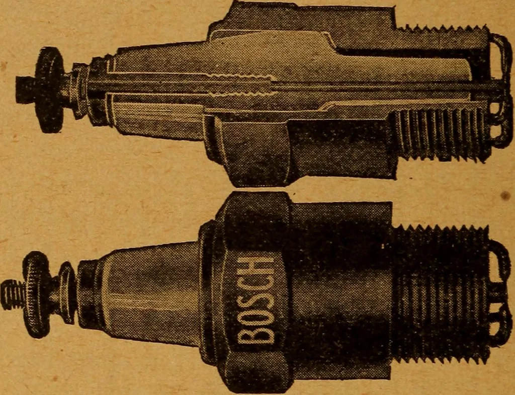 An illustration from Practical hand book of gas, oil and steam engines, stationary, marine, traction; gas burners, oil burners, etc.; farm, traction, automobile, locomotive; a simple, practical and comprehensive book on the construction, operation and repair of all kinds of engines, 1916, leaf 247