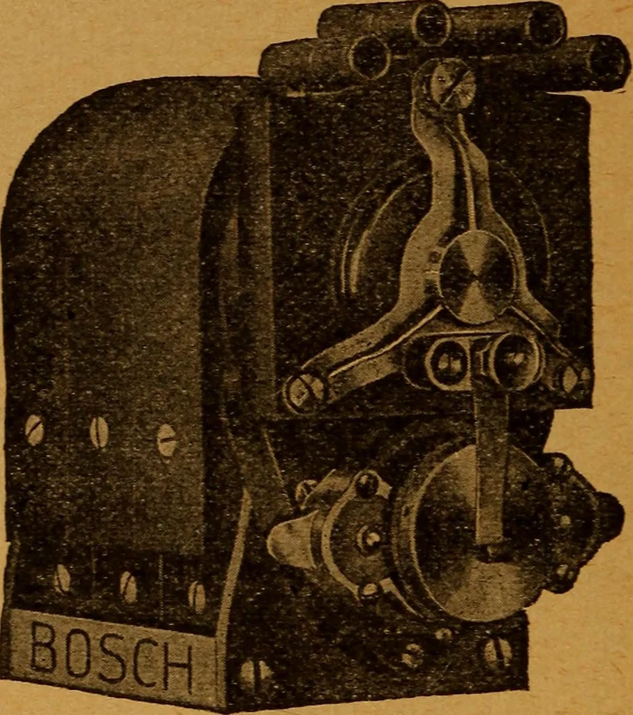 An illustration from Practical hand book of gas, oil and steam engines, stationary, marine, traction; gas burners, oil burners, etc.; farm, traction, automobile, locomotive; a simple, practical and comprehensive book on the construction, operation and repair of all kinds of engines, 1916, leaf 261