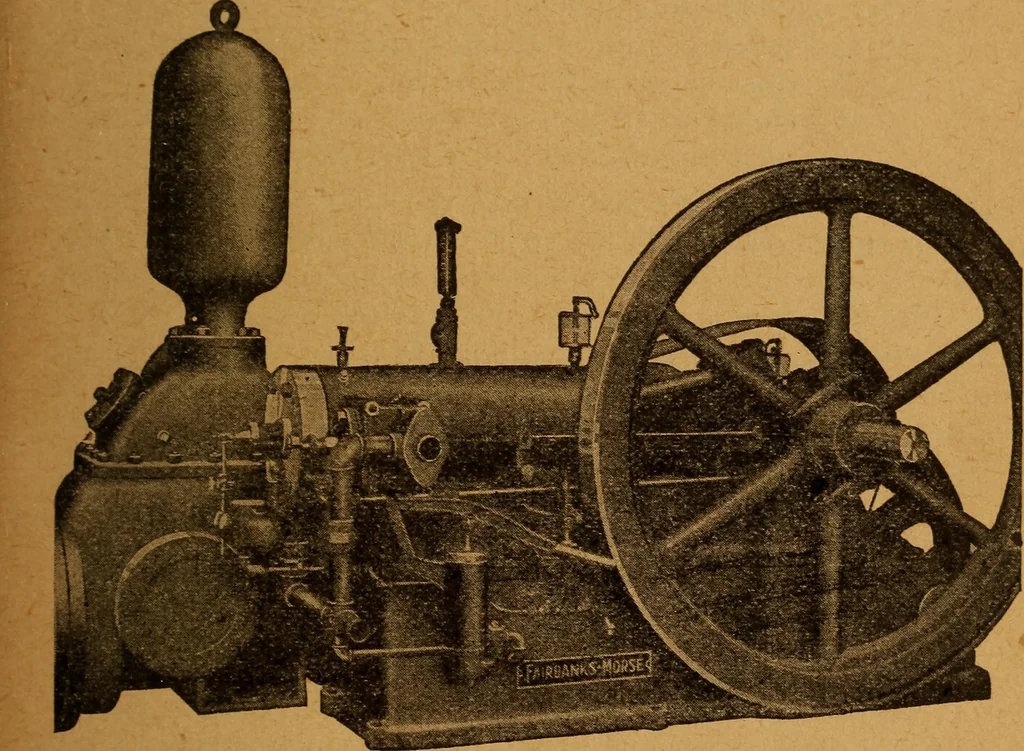 An illustration from Practical hand book of gas, oil and steam engines, stationary, marine, traction; gas burners, oil burners, etc.; farm, traction, automobile, locomotive; a simple, practical and comprehensive book on the construction, operation and repair of all kinds of engines, 1916, leaf 30