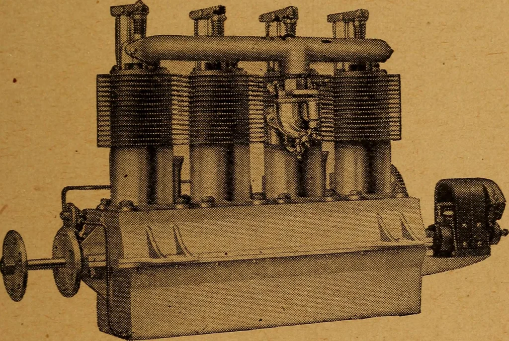 An illustration from Practical hand book of gas, oil and steam engines, stationary, marine, traction; gas burners, oil burners, etc.; farm, traction, automobile, locomotive; a simple, practical and comprehensive book on the construction, operation and repair of all kinds of engines, 1916, leaf 306