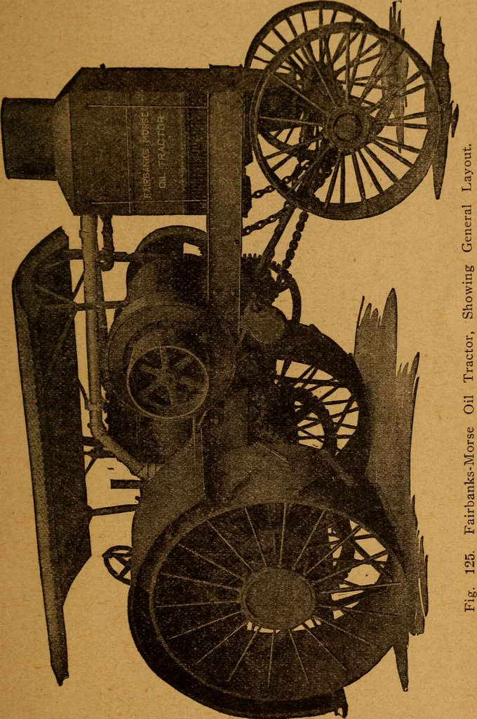 An illustration from Practical hand book of gas, oil and steam engines, stationary, marine, traction; gas burners, oil burners, etc.; farm, traction, automobile, locomotive; a simple, practical and comprehensive book on the construction, operation and repair of all kinds of engines, 1916, leaf 340