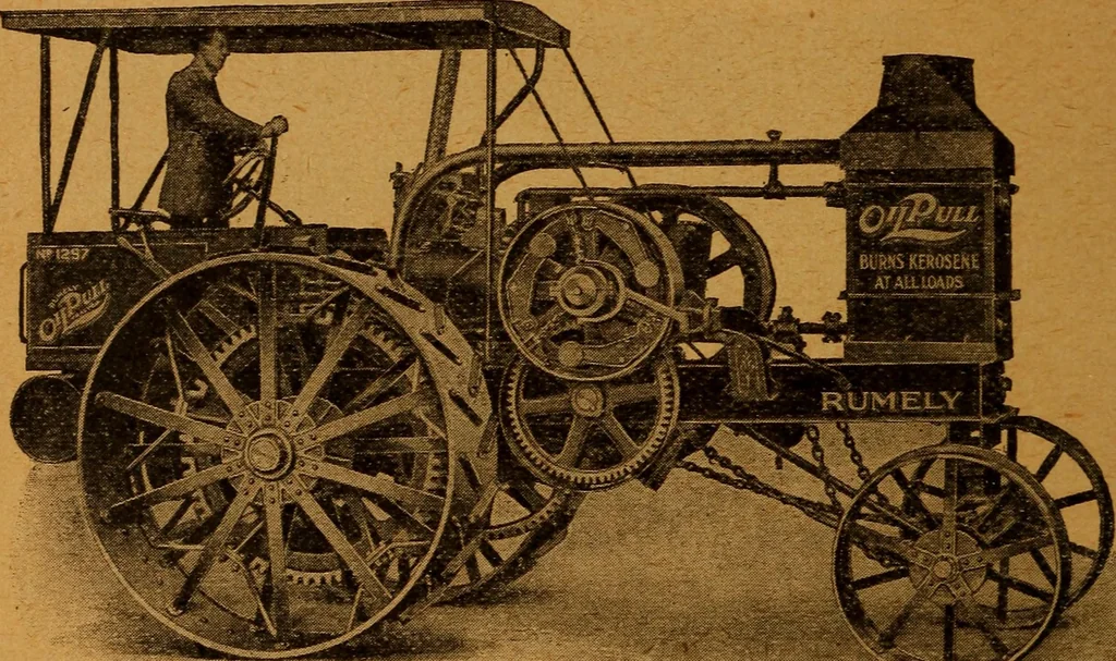 An illustration from Practical hand book of gas, oil and steam engines, stationary, marine, traction; gas burners, oil burners, etc.; farm, traction, automobile, locomotive; a simple, practical and comprehensive book on the construction, operation and repair of all kinds of engines, 1916, leaf 347