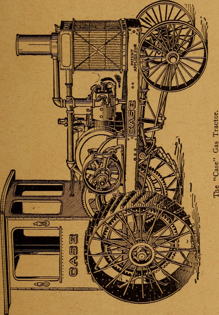 An illustration from Practical hand book of gas, oil and steam engines, stationary, marine, traction; gas burners, oil burners, etc.; farm, traction, automobile, locomotive; a simple, practical and comprehensive book on the construction, operation and repair of all kinds of engines, 1916, leaf 352