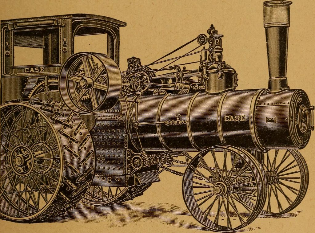 An illustration from Practical hand book of gas, oil and steam engines, stationary, marine, traction; gas burners, oil burners, etc.; farm, traction, automobile, locomotive; a simple, practical and comprehensive book on the construction, operation and repair of all kinds of engines, 1916, leaf 358