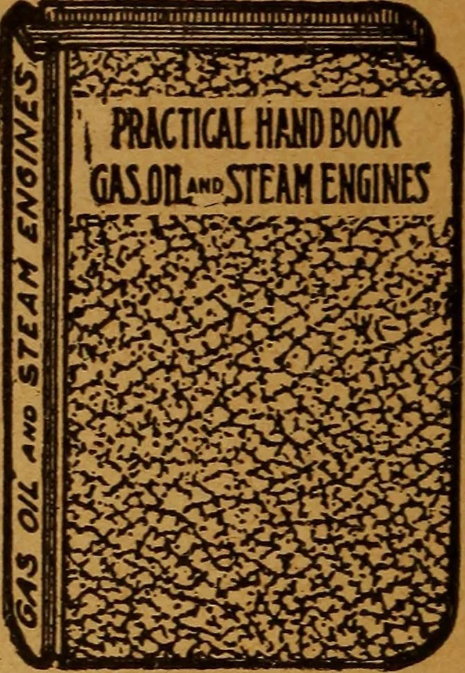 An illustration from Practical hand book of gas, oil and steam engines, stationary, marine, traction; gas burners, oil burners, etc.; farm, traction, automobile, locomotive; a simple, practical and comprehensive book on the construction, operation and repair of all kinds of engines, 1916, leaf 381
