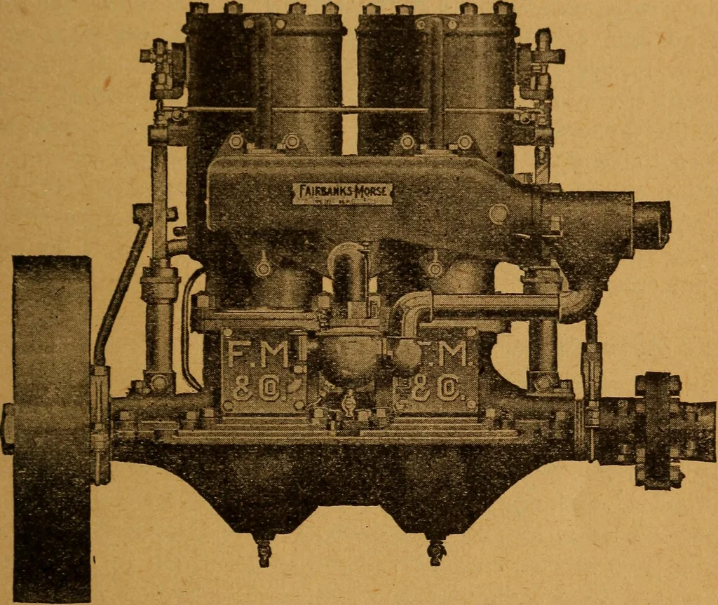 An illustration from Practical hand book of gas, oil and steam engines, stationary, marine, traction; gas burners, oil burners, etc.; farm, traction, automobile, locomotive; a simple, practical and comprehensive book on the construction, operation and repair of all kinds of engines, 1916, leaf 72