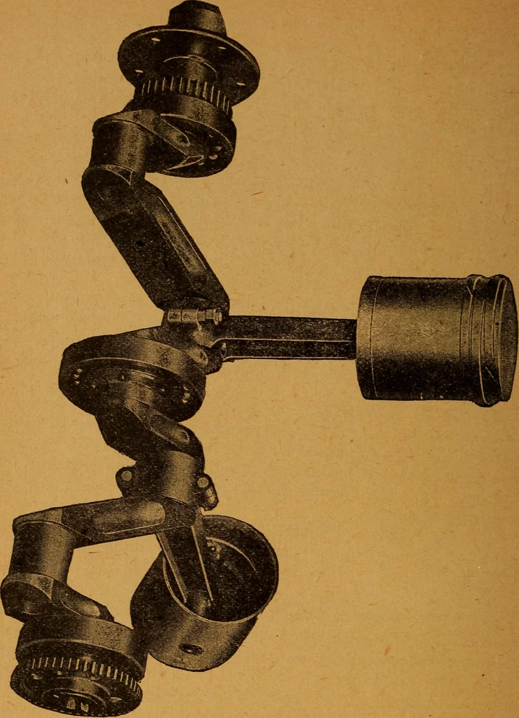 An illustration from Practical hand book of gas, oil and steam engines, stationary, marine, traction; gas burners, oil burners, etc.; farm, traction, automobile, locomotive; a simple, practical and comprehensive book on the construction, operation and repair of all kinds of engines, 1916, leaf 95