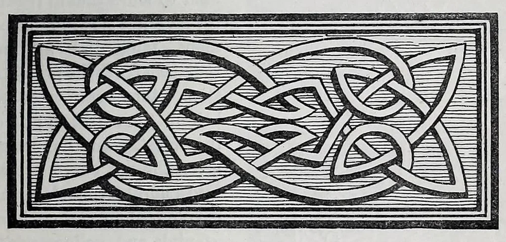 An illustration from Practical house decoration : a guide to the art of ornamental painting, the arrangement of colours in apartments and the principles of decorative design : with some remarks upon the nature and properties of pigments, 1886, leaf 107
