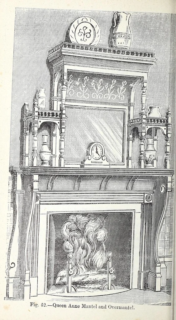 An illustration from Practical house decoration : a guide to the art of ornamental painting, the arrangement of colours in apartments and the principles of decorative design : with some remarks upon the nature and properties of pigments, 1886, leaf 184