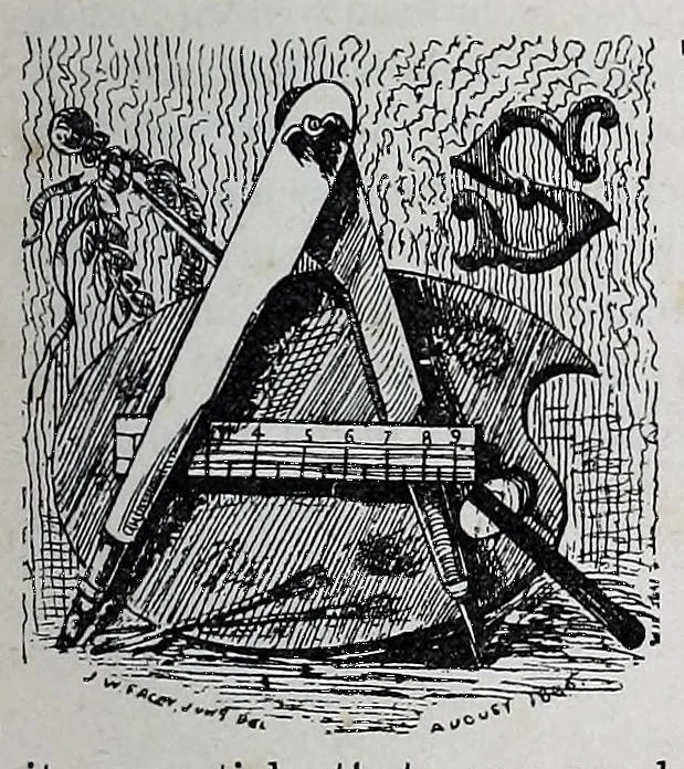 An illustration from Practical house decoration : a guide to the art of ornamental painting, the arrangement of colours in apartments and the principles of decorative design : with some remarks upon the nature and properties of pigments, 1886, leaf 7