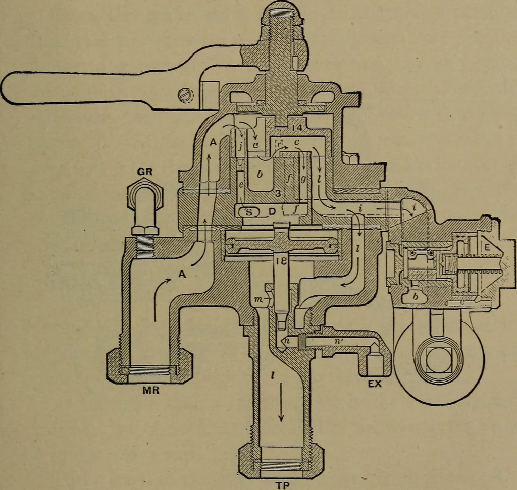 An illustration from Practical instructor and reference book for locomotive firemen and engineers: a practical treatise .., 1916, leaf 182