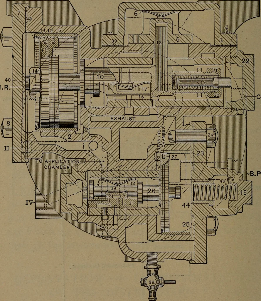 An illustration from Practical instructor and reference book for locomotive firemen and engineers: a practical treatise .., 1916, leaf 203