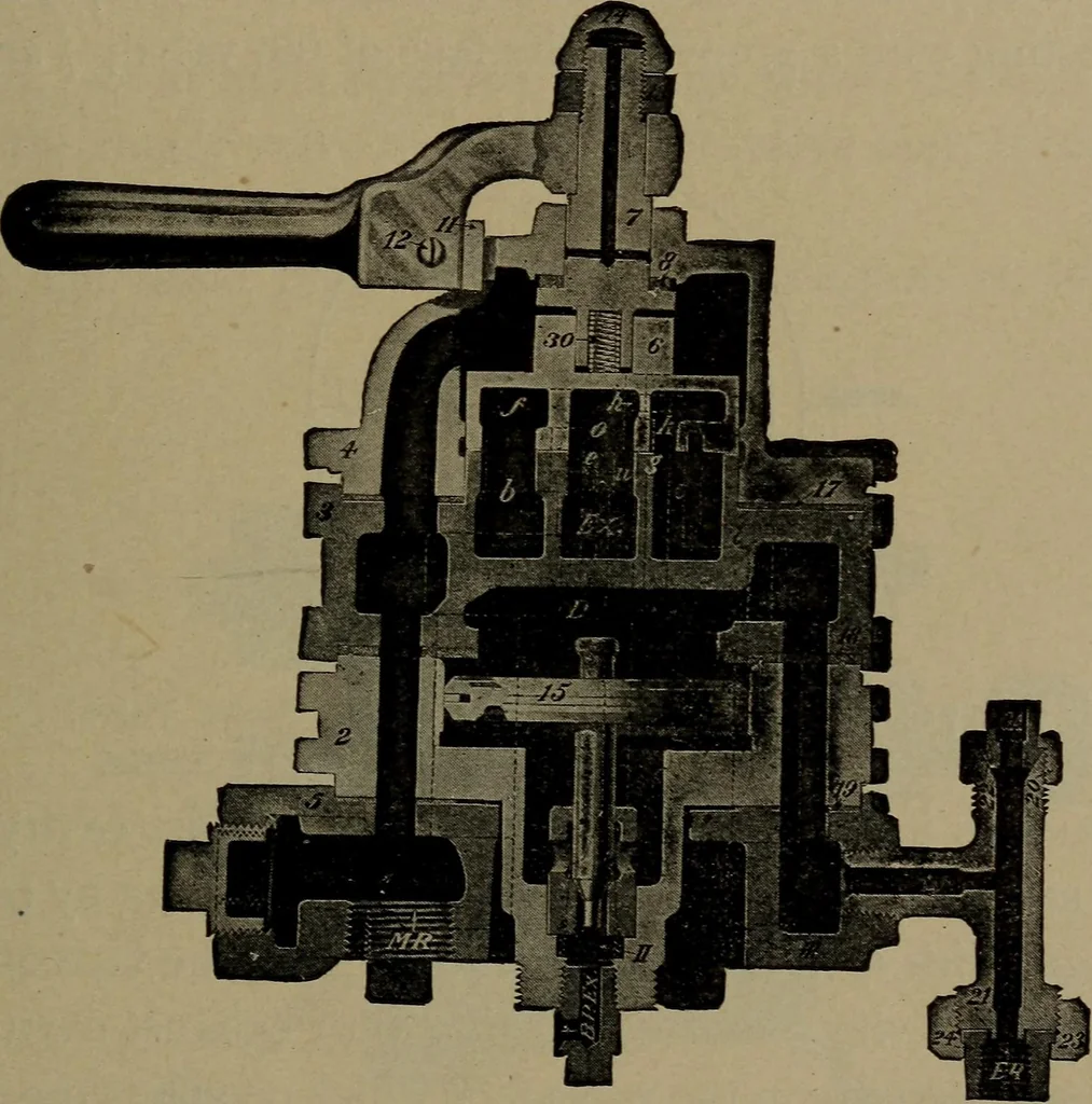 An illustration from Practical instructor and reference book for locomotive firemen and engineers: a practical treatise .., 1916, leaf 230