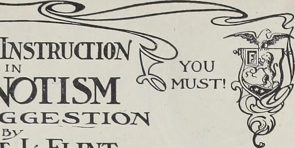 An illustration from Practical instruction in hypnotism and suggestion, 1903, leaf 10