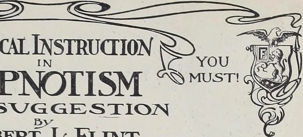 An illustration from Practical instruction in hypnotism and suggestion, 1903, leaf 28