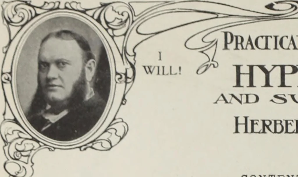 An illustration from Practical instruction in hypnotism and suggestion, 1903, leaf 9