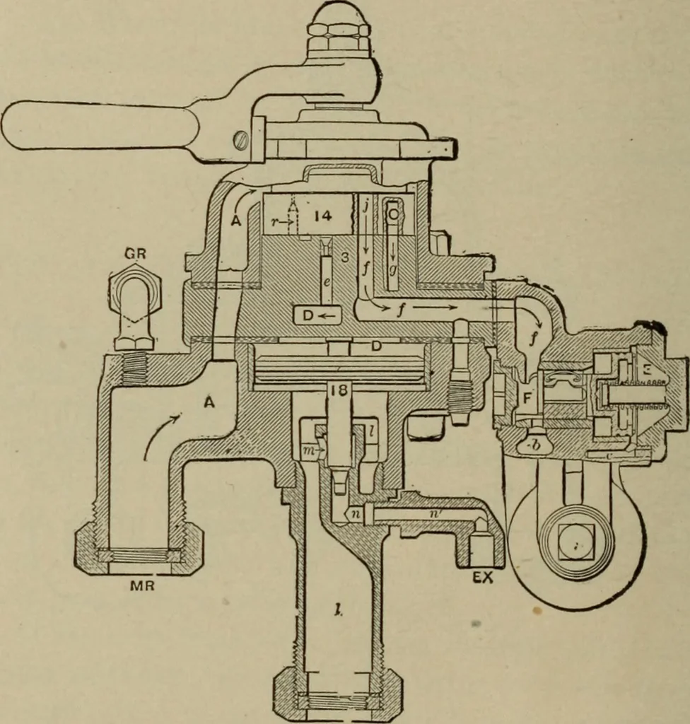 An illustration from Practical instructor and reference book for locomotive firemen and engineers: a practical treatise .., 1911, leaf 183