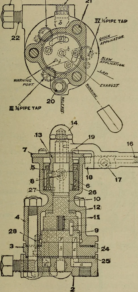 An illustration from Practical instructor and reference book for locomotive firemen and engineers: a practical treatise .., 1911, leaf 244