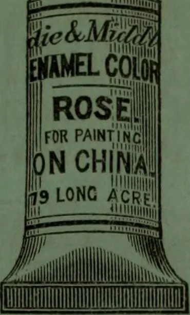 An illustration from Practical instructions in enamel painting on glass, china, tiles, etc., : to which is added full instructions for the manufacture of the vitreous pigments required, with twelve pages of instructions, 1874, leaf 104