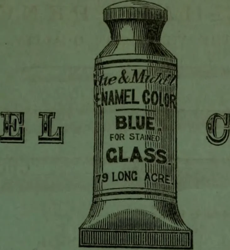 An illustration from Practical instructions in enamel painting on glass, china, tiles, etc., : to which is added full instructions for the manufacture of the vitreous pigments required, with twelve pages of instructions, 1874, leaf 106