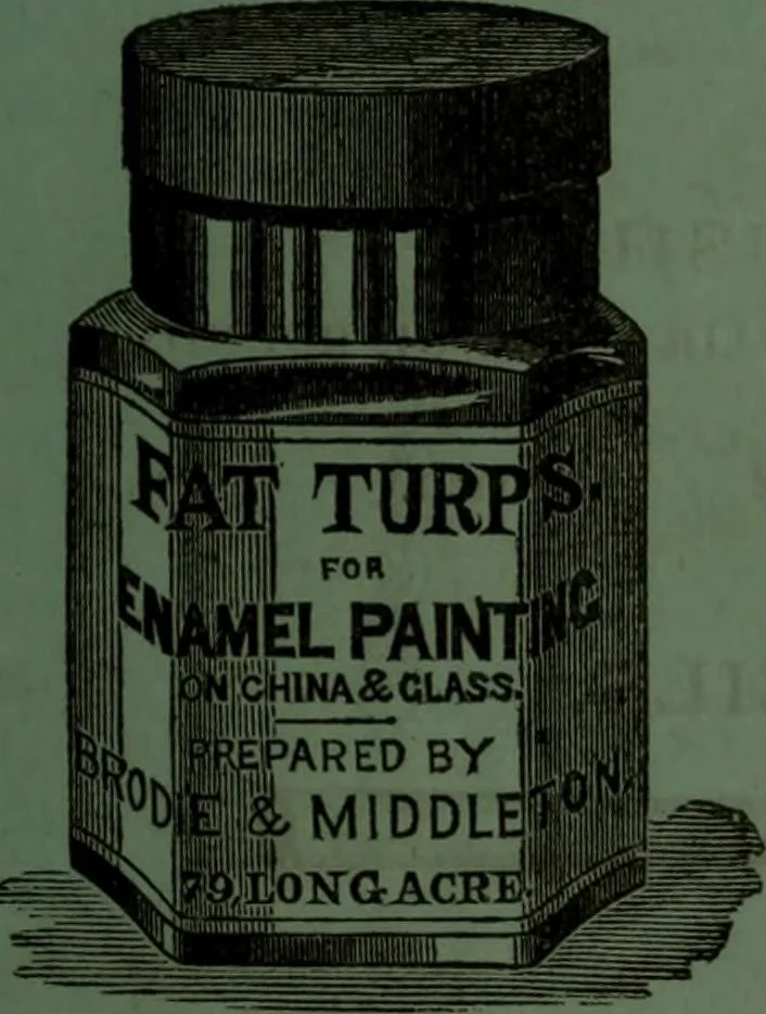 An illustration from Practical instructions in enamel painting on glass, china, tiles, etc., : to which is added full instructions for the manufacture of the vitreous pigments required, with twelve pages of instructions, 1874, leaf 106