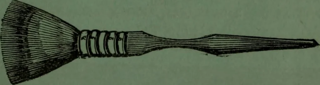 An illustration from Practical instructions in enamel painting on glass, china, tiles, etc., : to which is added full instructions for the manufacture of the vitreous pigments required, with twelve pages of instructions, 1874, leaf 108