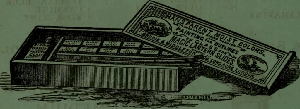 An illustration from Practical instructions in enamel painting on glass, china, tiles, etc., : to which is added full instructions for the manufacture of the vitreous pigments required, with twelve pages of instructions, 1874, leaf 119