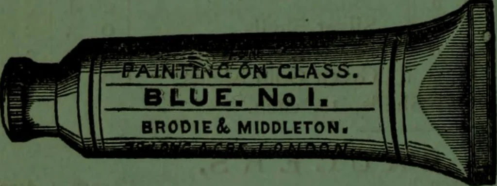 An illustration from Practical instructions in enamel painting on glass, china, tiles, etc., : to which is added full instructions for the manufacture of the vitreous pigments required, with twelve pages of instructions, 1874, leaf 119
