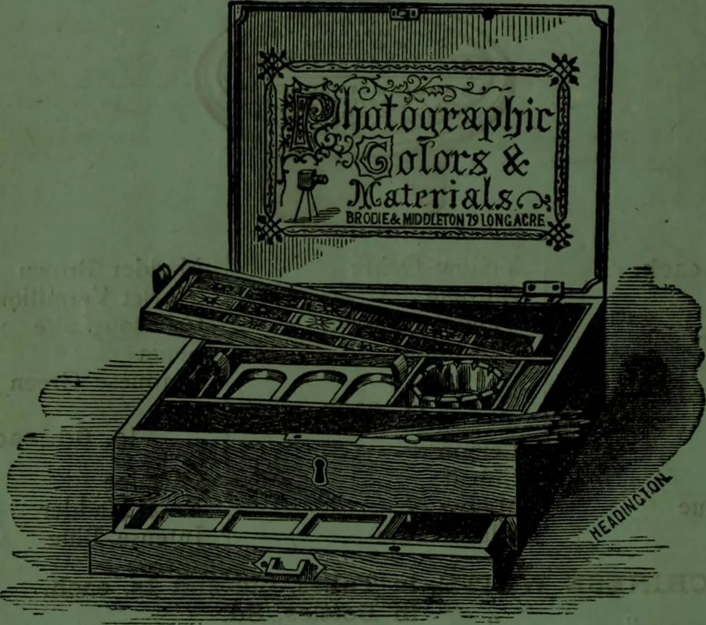 An illustration from Practical instructions in enamel painting on glass, china, tiles, etc., : to which is added full instructions for the manufacture of the vitreous pigments required, with twelve pages of instructions, 1874, leaf 125