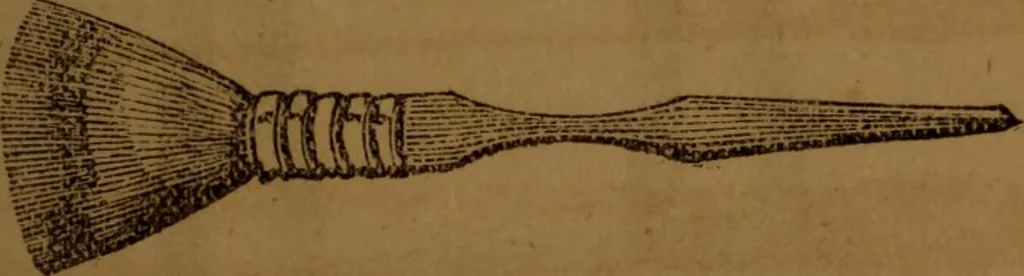 An illustration from Practical instructions in enamel painting on glass, china, tiles, etc., : to which is added full instructions for the manufacture of the vitreous pigments required, with twelve pages of instructions, 1874, leaf 66